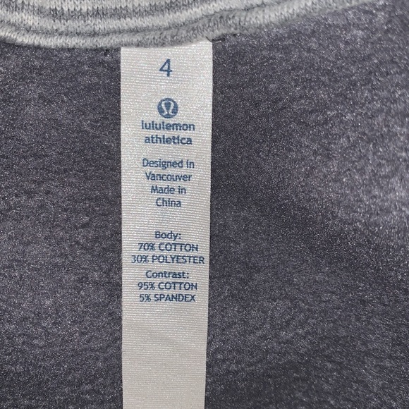LULULEMON SIZE 4 GORGEOUS ZIPPERED HOODED THICK JACKET - Picture 13 of 13